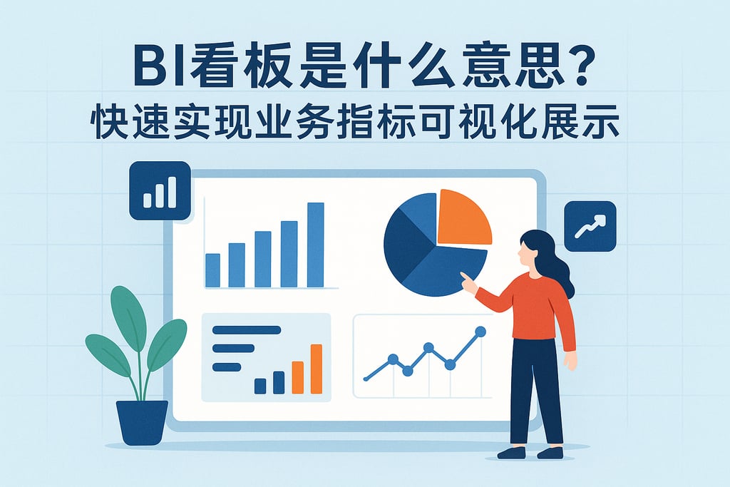 BI看板是什么意思？快速实现业务指标可视化展示"